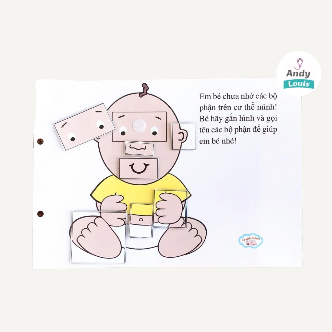 Tìm hiểu Thế giới xung quanh - Học liệu Tương tác bóc dán cho bé 2-4 tuổi