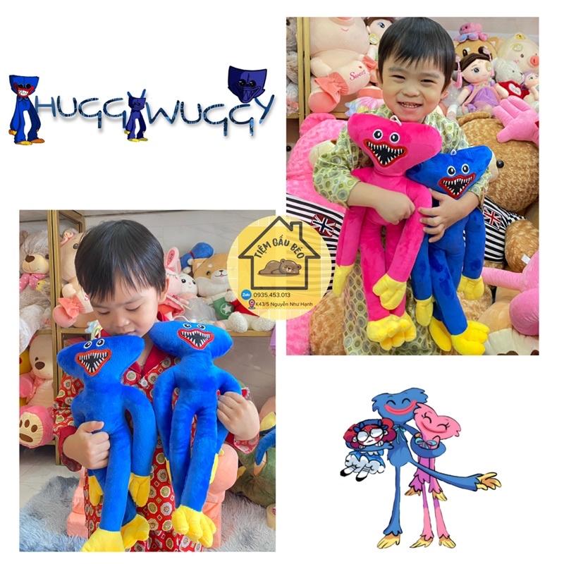 Gấu bông Huggy Wuggy siêu dễ thương – Quà tặng thú nhồi bông nhân vật hoạt hình Poppy Playtime – Nhiều size – Gối ôm cho bé ngủ ngon