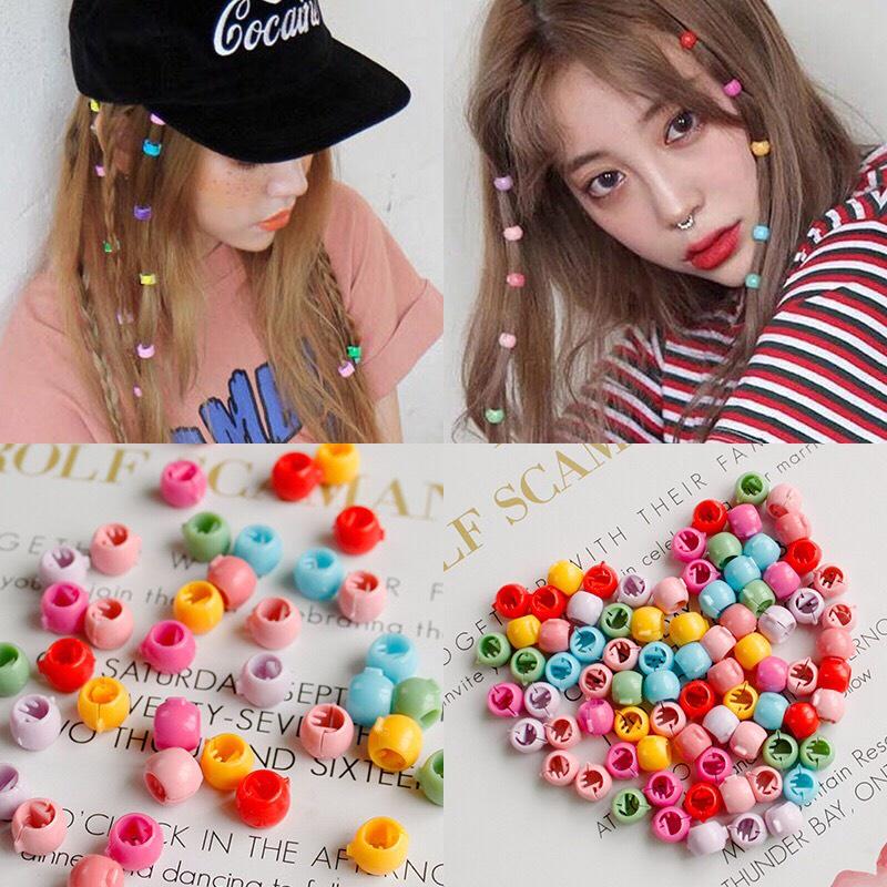 SET 14 - KẸP MINI HOA NHÍ HOẶC TRÒN MIX MÀU ĐÁNG YÊU CHO BÉ - NUNAM SHOP