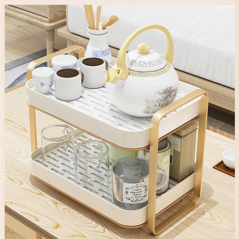 Khay đựng ly cao cấp phong cách châu âu, kích thước 35x28x25 cm