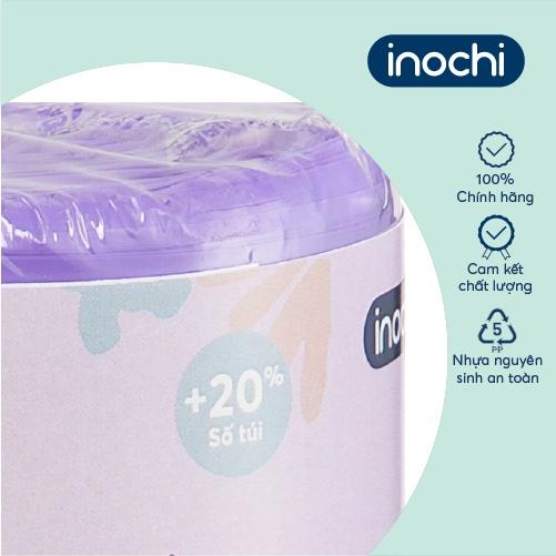 Túi rác tiện dụng Inochi -Soji 50L x 19 túi (Size L) Hương Lavender có quai