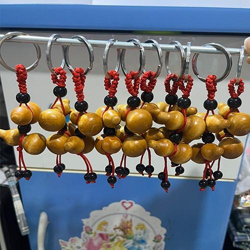 Móc khóa hồ lô gỗ nhiều mẫu