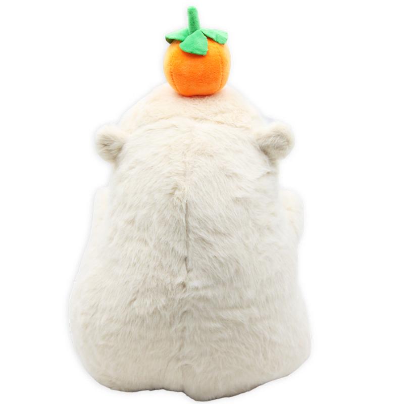 Thú Bông Capybara Đội Trái Cam 30 cm - Nuan Nuan DL24-002