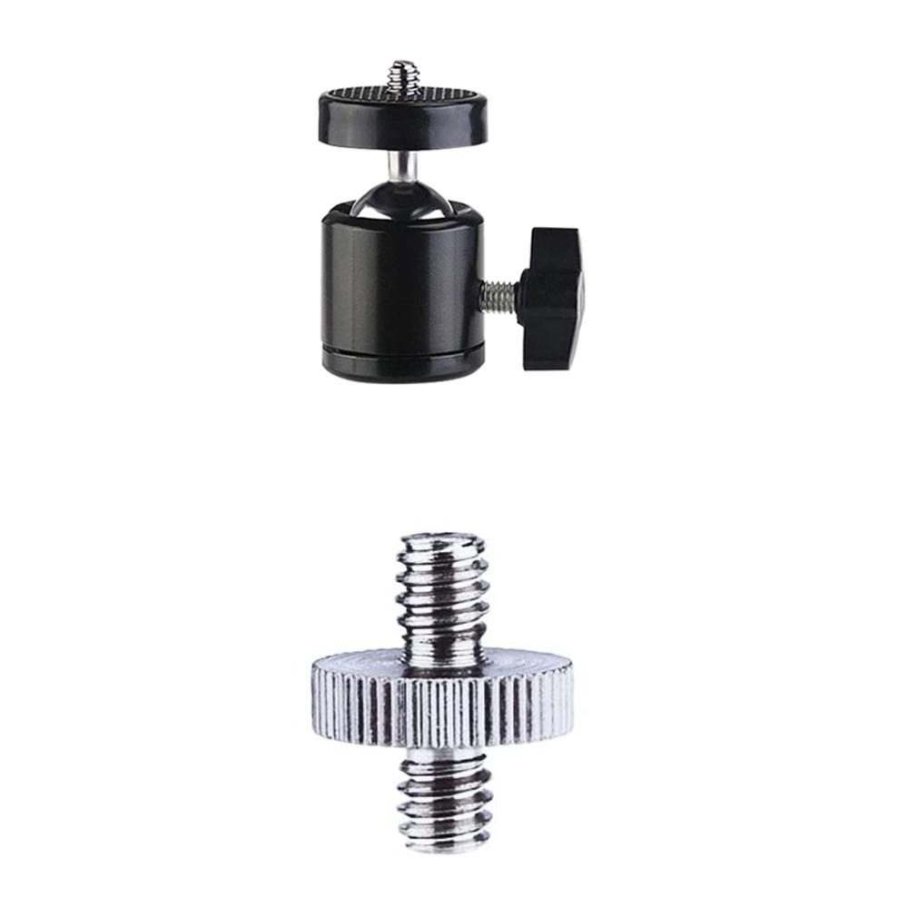 1/2/3PCS 1/4 "Bộ điều hợp vít Universal Mini SHOAD BOOTHEADHEAD 360 LOẠI ĐẦU DSLR DSLR TIÊU CHUẨN DSLR ĐẦU