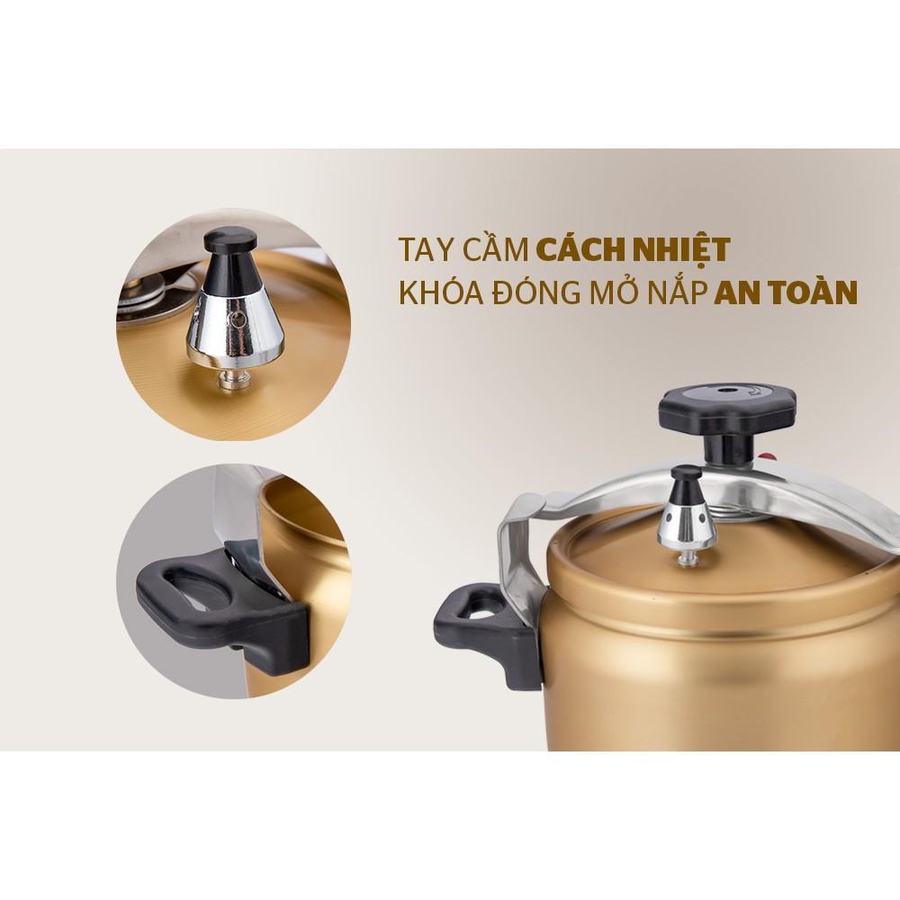 Hình ảnh Nồi áp suất cơ Anod Sunhouse SHA8504 , Dùng được bếp gas, không dùng được bếp từ