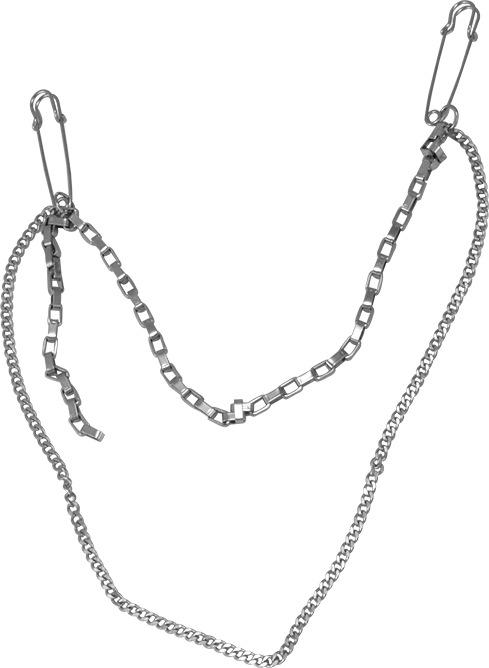 Xích đeo quần áo dạng kim băng basic