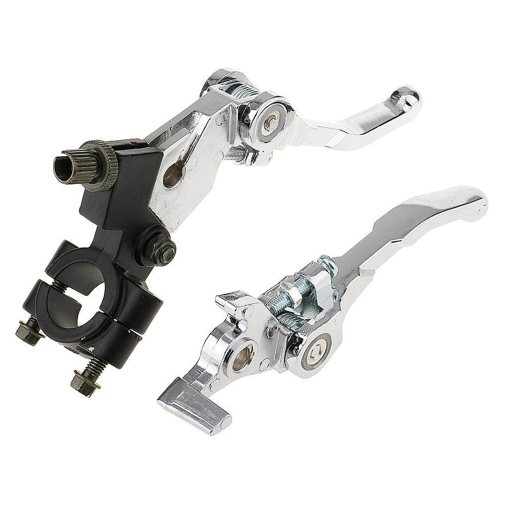 1   Pair   CNC   Foldable   Brake   Clutch   Levers   for   22mm   Motorcycle   Handlebar