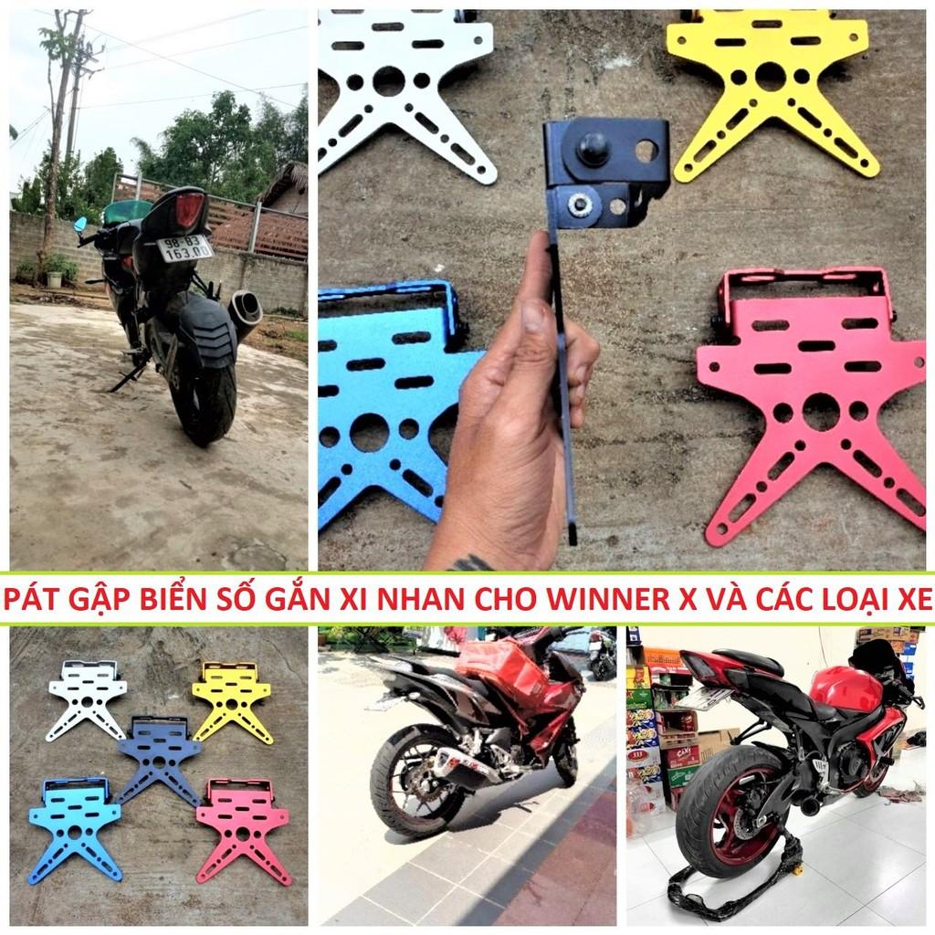 Pát gập biển số Winner x , R15 , GSX 150 và các loại xe khác