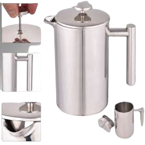 Bình Pha Cà Phê French Press Chuẩn Hương Vị Tự Nhiên, Thơm Ngon Đậm Đà