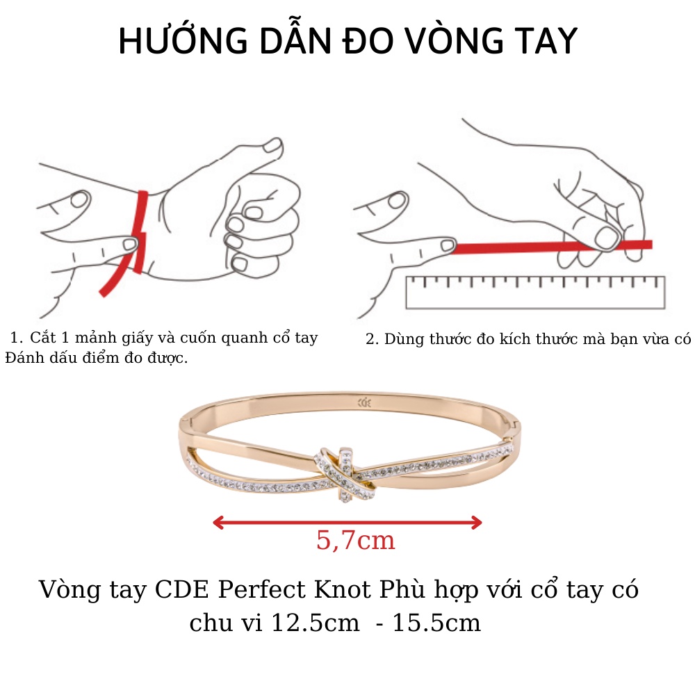 Vòng tay CDE Perfect Knot Bracelet CDE0506 - Lamy watch