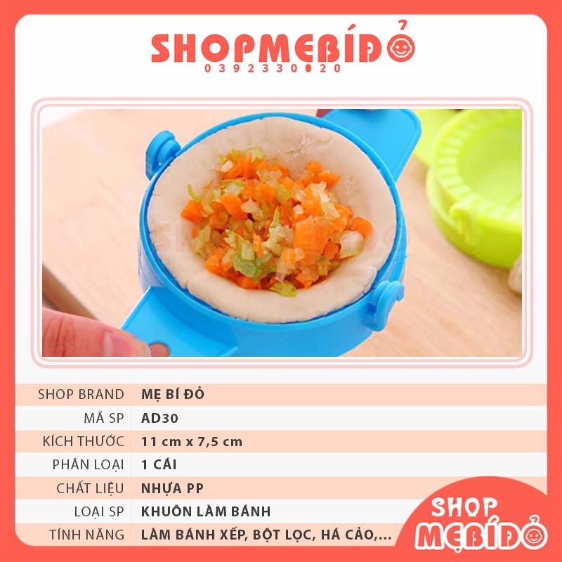 Khuôn Làm Bánh Xếp Bột Lọc Sủi Cảo Há Cảo Dễ Thương Cho Bé Shop Mẹ Bí Đỏ AD30