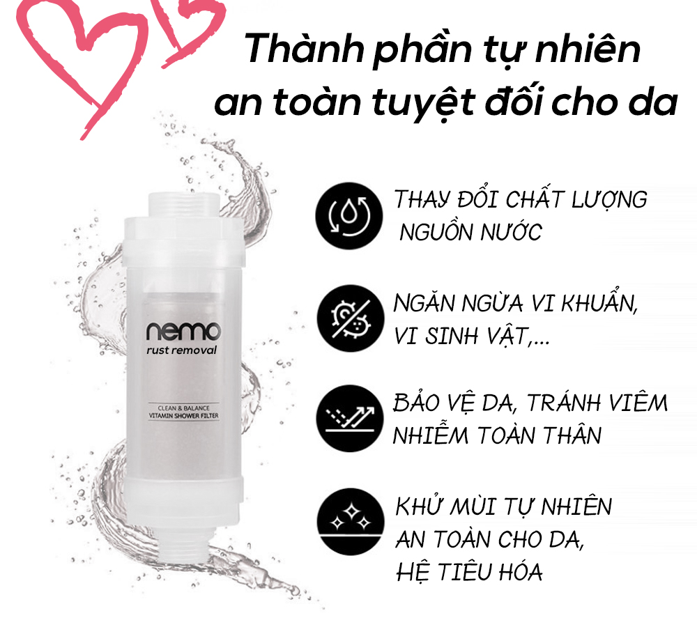 Lõi lọc nước loại bỏ gỉ sét Nemo Rust Removal Hàn Quốc