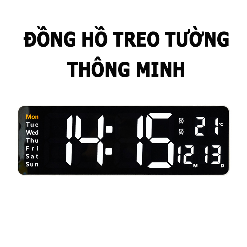 Đồng Hồ Treo Tường Điện Tử; Đồng Hồ Decor Treo Tường; Đồng Hồ Lịch Vạn Niên Treo Tường - Hàng Nhập Khẩu