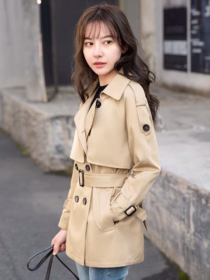 Áo măng tô ngắn 2 ve cổ SIÊU ĐẸP ĐỘC LẠ