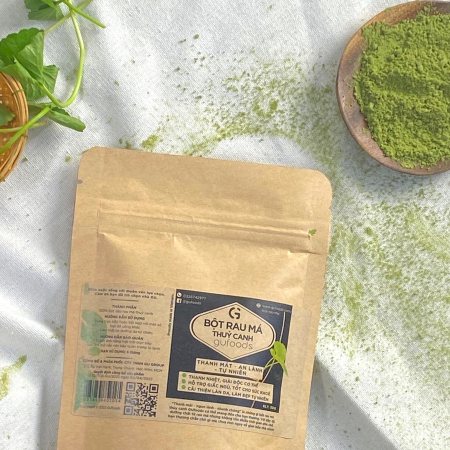 Bột rau củ GUfoods - Thanh nhiệt, Tiện lợi, Làm đẹp tự nhiên, Eat Clean