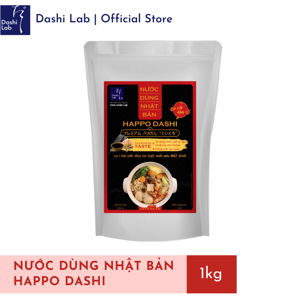 Nước Dùng Happo Dashi Nhật Bản Cao Cấp - Dashi Lab - 1kg/túi