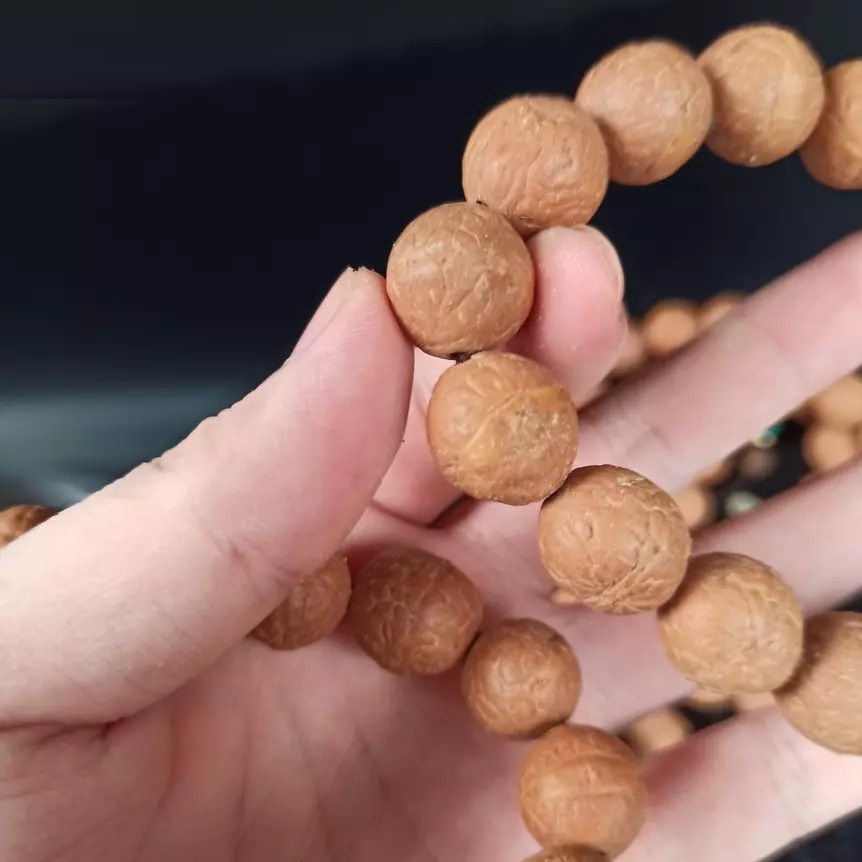 Chuỗi 14 Hạt Đeo Tay Bồ Đề Phật Nhãn Nepal, Size Hạt 14-15mm