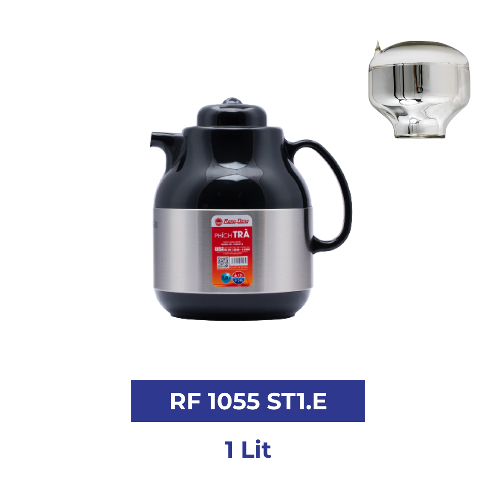 Phích Pha trà Rạng Đông 1 Lít  RD 1055 TS có phin lọc trà màu ngẫu nhiên
