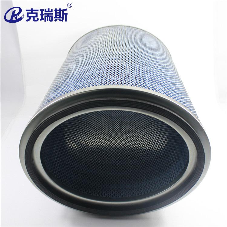 Vận chuyển nhanh Hộp lọc loại bỏ bụi chống cháy Hộp lọc sợi nano P190818 Bộ lọc hình bầu dục chịu nhiệt độ cao màu xanh lam