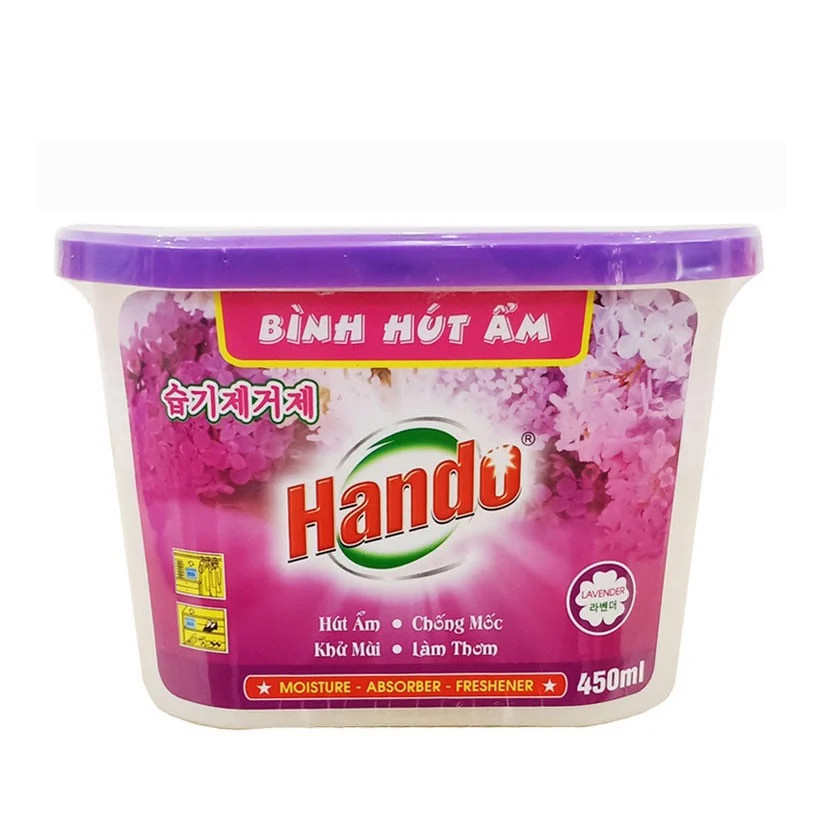 Bình hút ẩm khử mùi chống mốc Hando 450ml