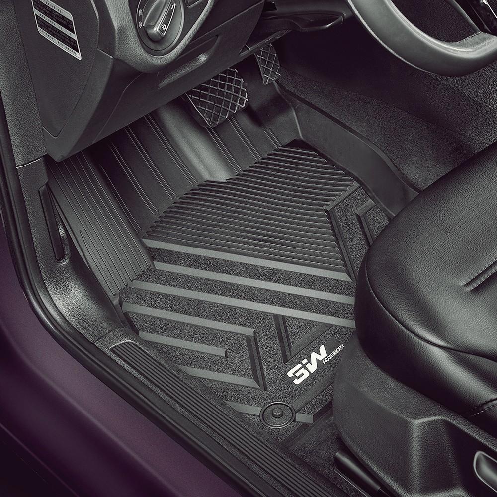 Thảm lót sàn ô tô VOLKSWAGEN TIGUAN 2007-2017 Chất liệu TPE cao cấp, thiết kế sang trọng tinh xảo thương hiệu Macsim 3w