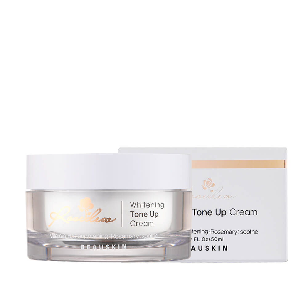 Kem Dưỡng Trắng Nâng Tone Beauskin Rosedew Whitening Tone Up Cream 50ml - Hàn Quốc Chính Hãng