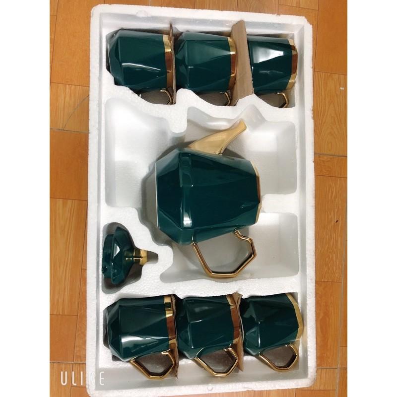 BỘ ẤM TRÀ XANH CỔ VỊT