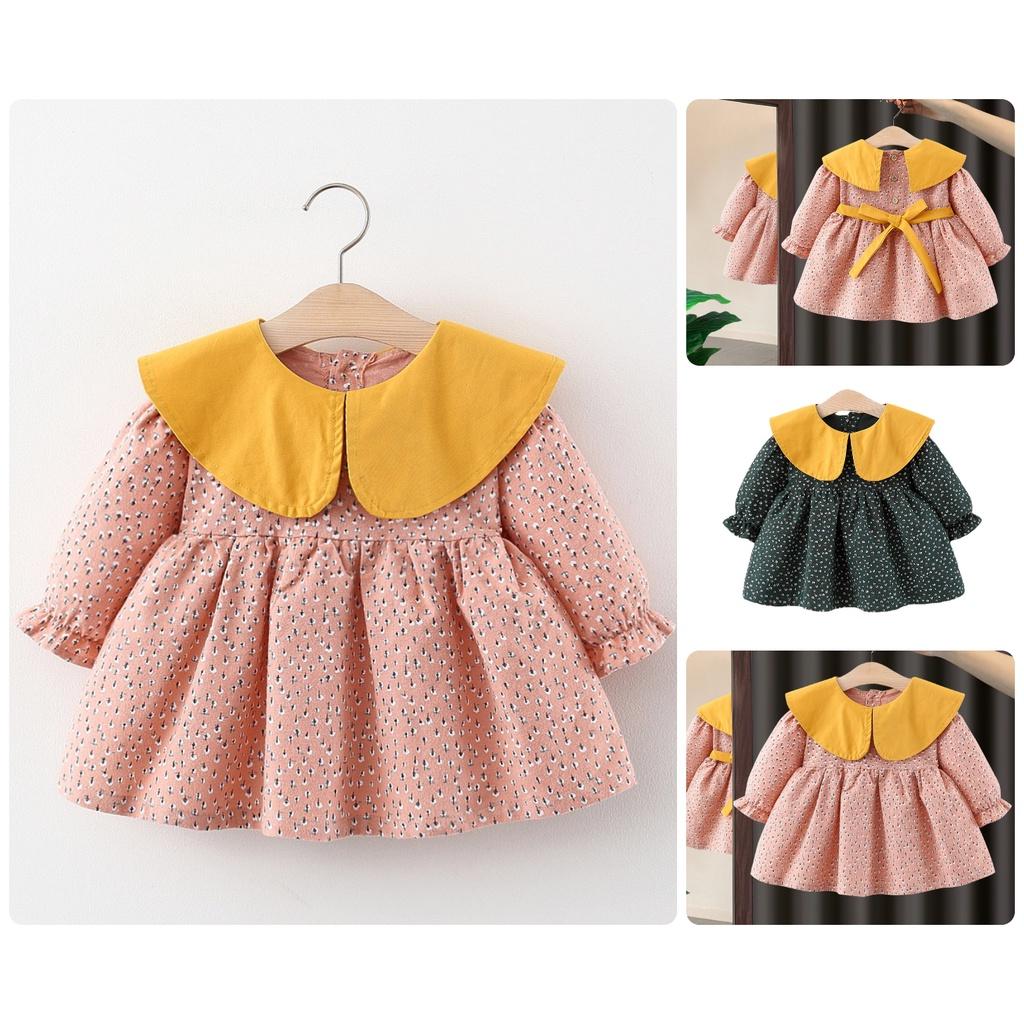 VN34 Size 70-110 (4-17kg) Váy đầm bé gái 1 đến 3 tuồi (Đầm babydoll công chúa) Thời trang trẻ Em hàng quảng châu