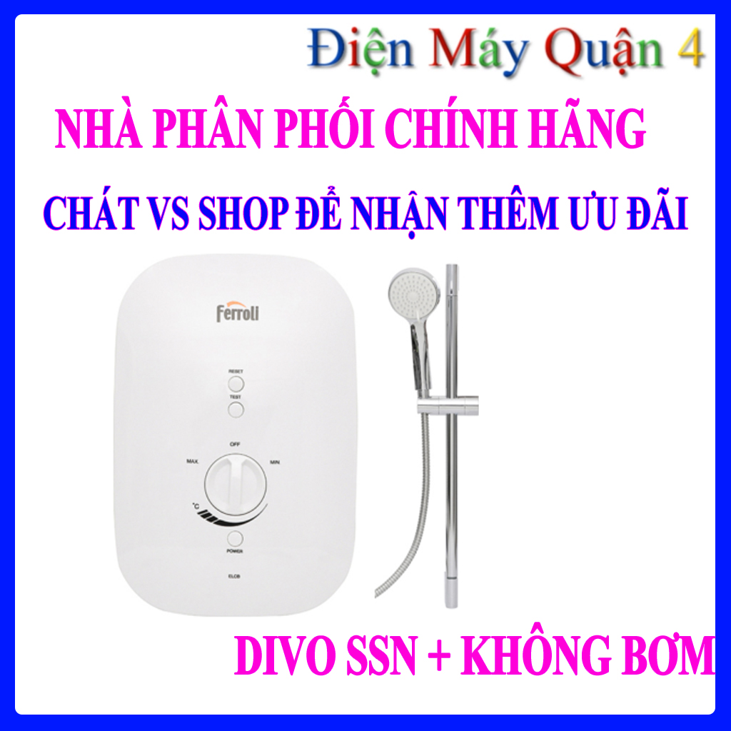 Máy Nước Nóng Trực Tiếp Ferroli Divo SSN 4.5S