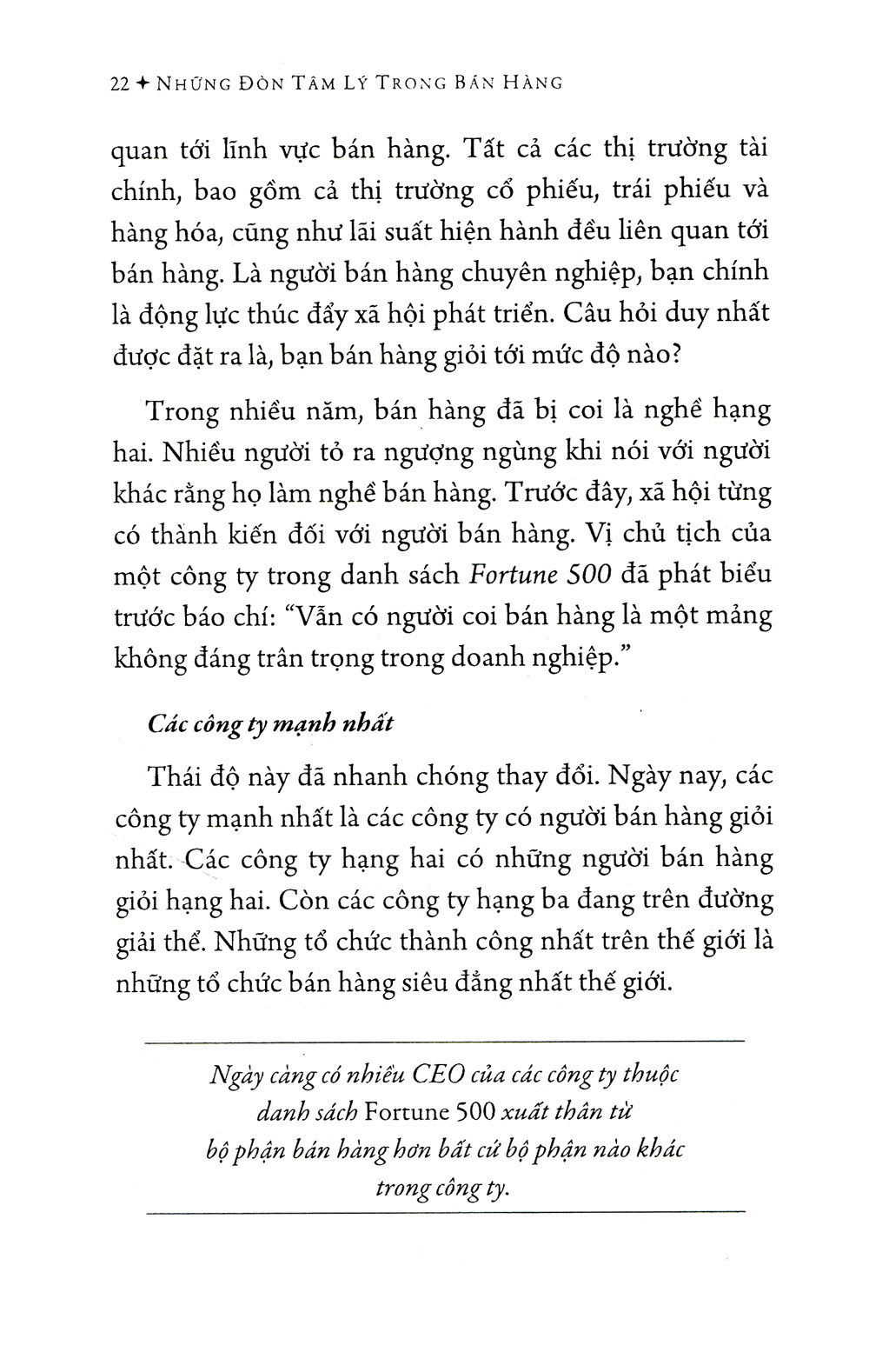 Những Đòn Tâm Lý Trong Bán Hàng (Psychology Of Selling)