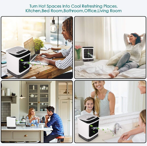 Quạt Lạnh Hơi Nước Di Động CLEAN AIR Q