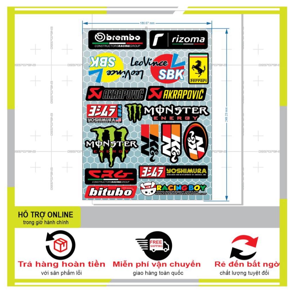 LOGO STICKER MONSTER 01 - BI DECAL