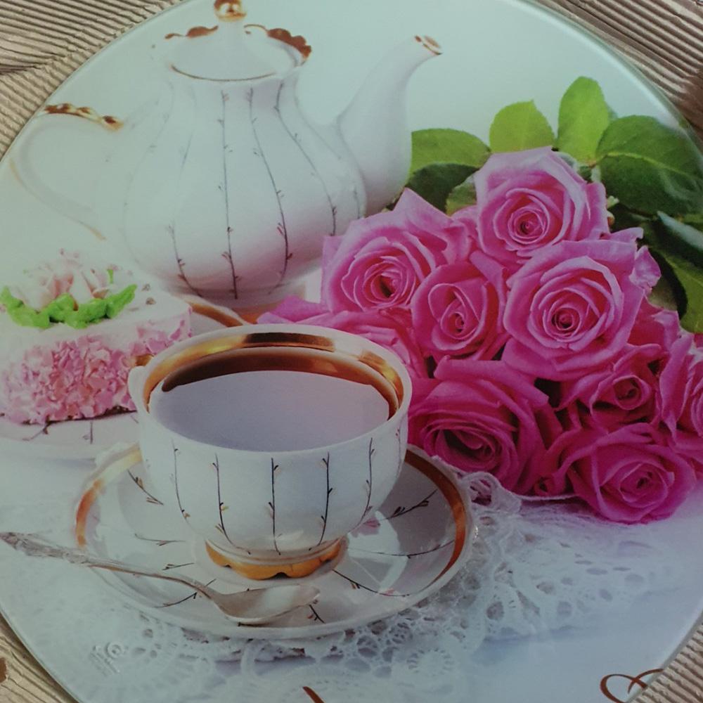 Bàn trà Lucca - Mặt đá nhân tạo trắng