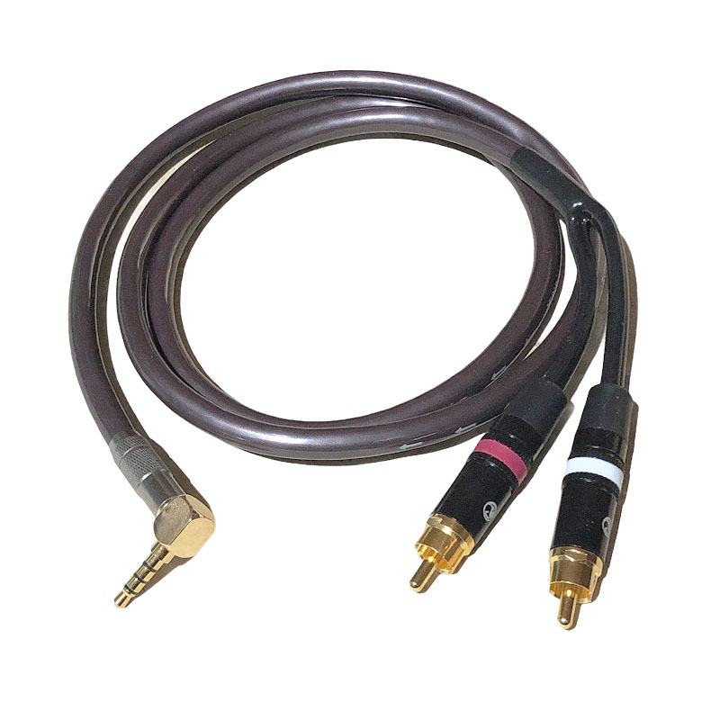 ROGTZ Dây Dây Livestream 3.5mm Bẻ Góc 90 Độ Ra 2 Đầu 6.5mm Dùng Cho Sound Card, Mixer Dài 1,5m - Hàng Nhập Khẩu