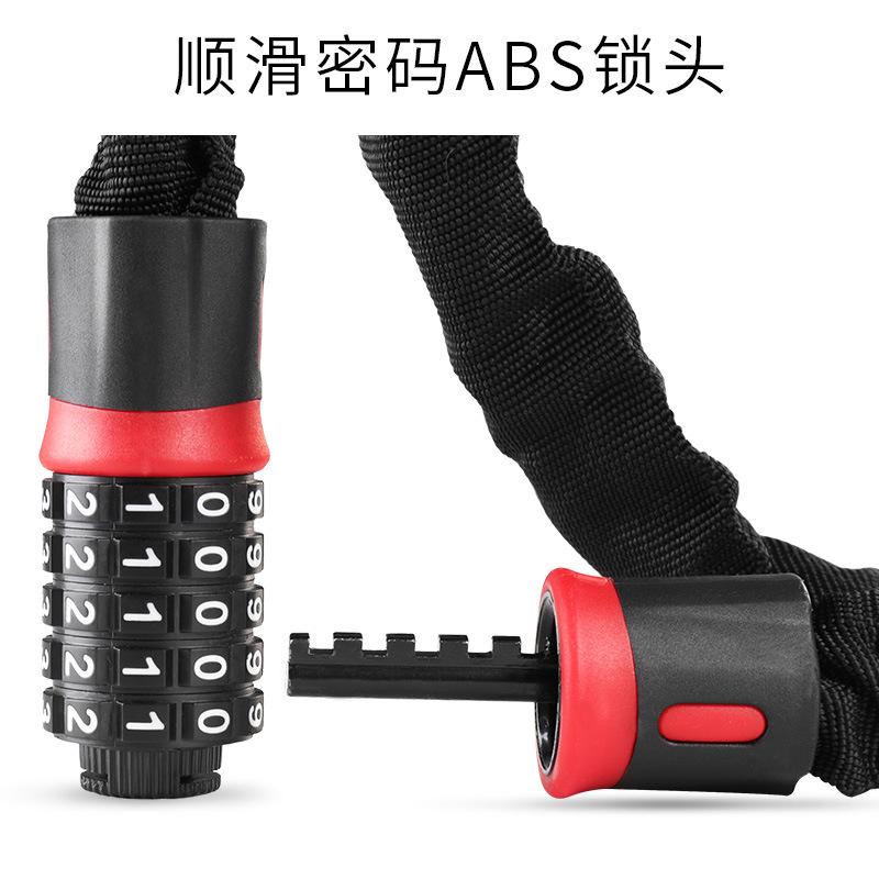 Giao hàng nhanh khóa xe đạp khóa xích khóa chống trộm kết hợp khóa xe đạp xích khóa xe máy điện khóa kết hợp khóa xích