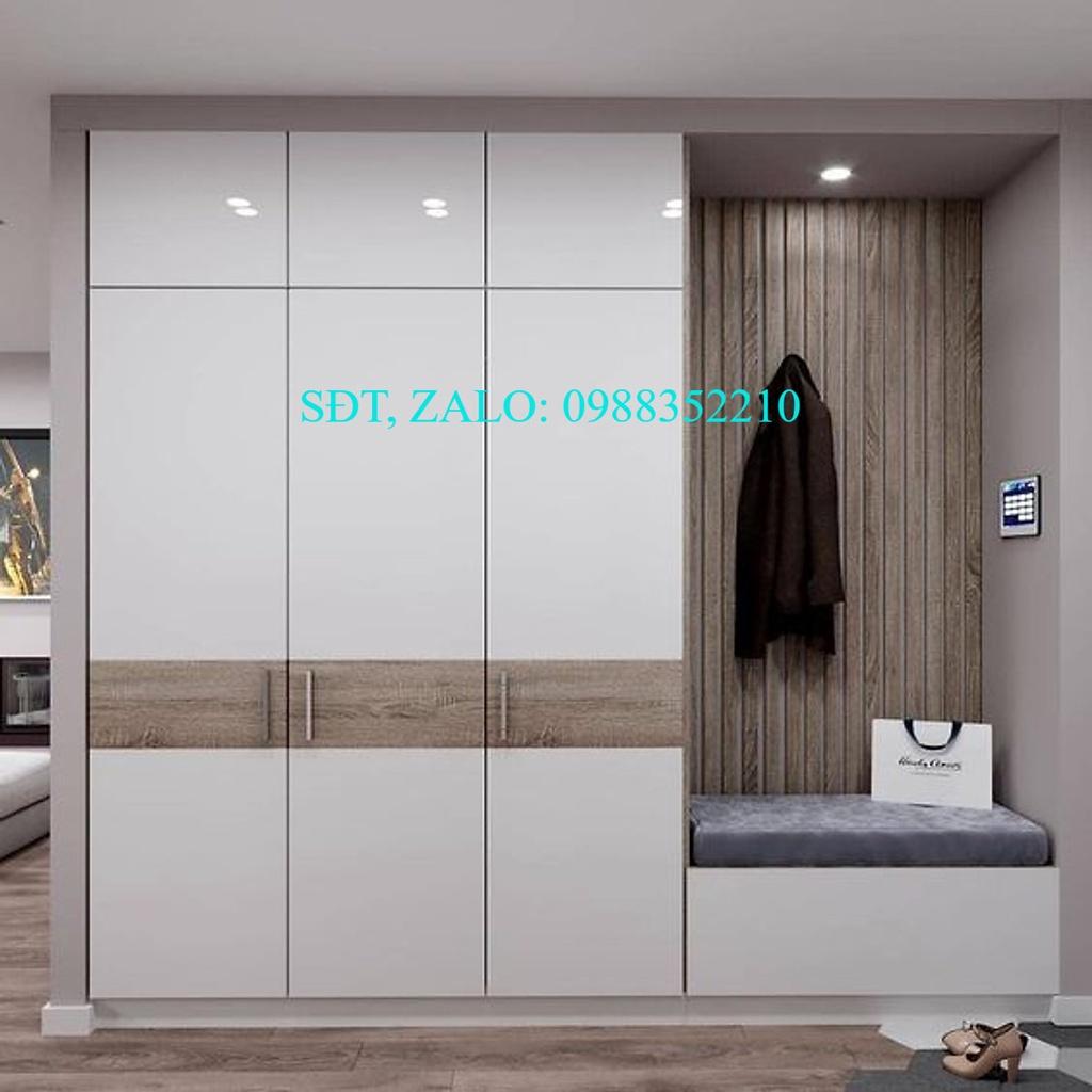 Tủ gỗ đựng quần áo đồ dùng phòng ngủ cao cấp sang trọng