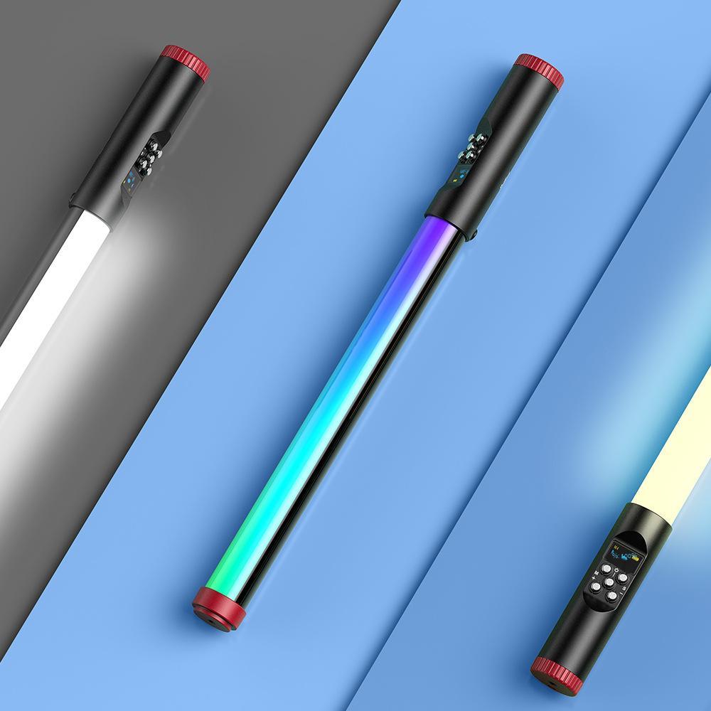 Giao hàng nhanh RGB lấp đầy thanh ánh sáng di động điện thoại di động phát sóng trực tiếp nhiếp ảnh chụp ảnh bầu không khí ánh sáng cầm tay đèn LED thanh ánh sáng màu