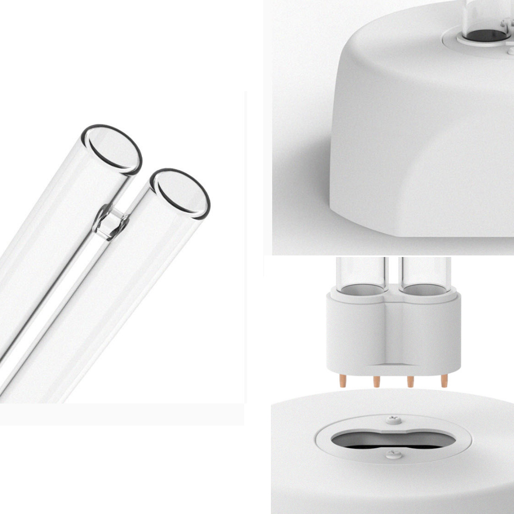 Đèn Khử Trùng 360° Xiaomi Huayi Bằng Tia UV Chế Độ Ozone Cho Diện Tích 40m²