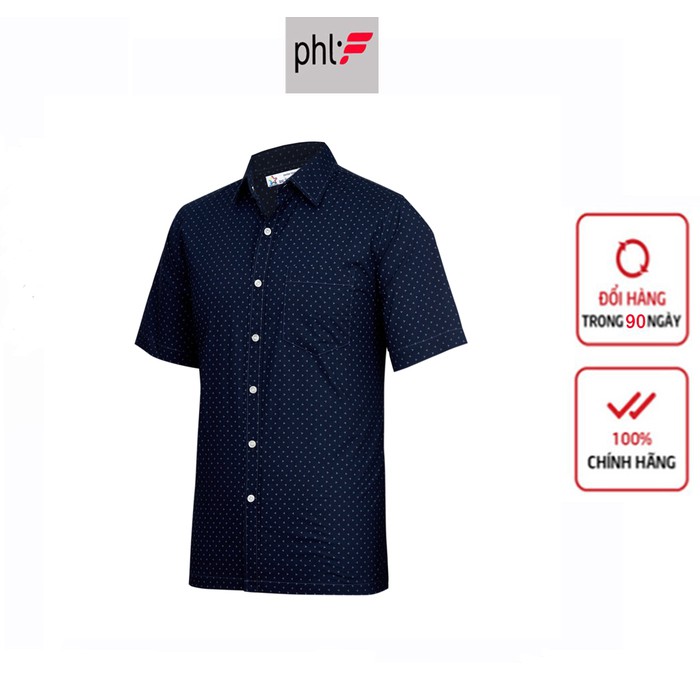 Áo sơ mi nam trung niên họa tiết cao cấp PHL fashion PHLASMTN01