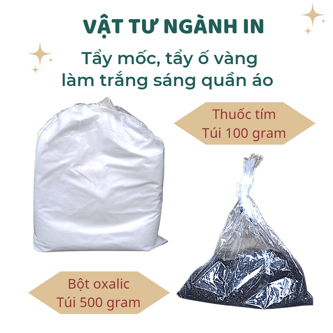 Tẩy mốc Ố vàng Quần Áo Bột Chanh, bột Tím Quần Áo Trắng Sạch( 500 gram bột chanh và 100 gram bột Tím)