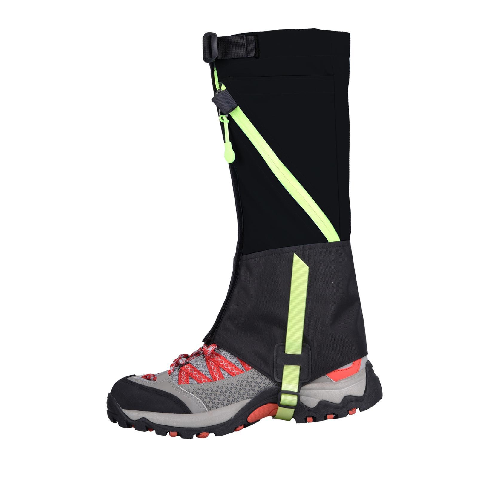 Children Leg Hiking , Shoe Covers Kids Snow Gaiter Waterproof Breathable Leg Protector for Camping, Climbing, Running