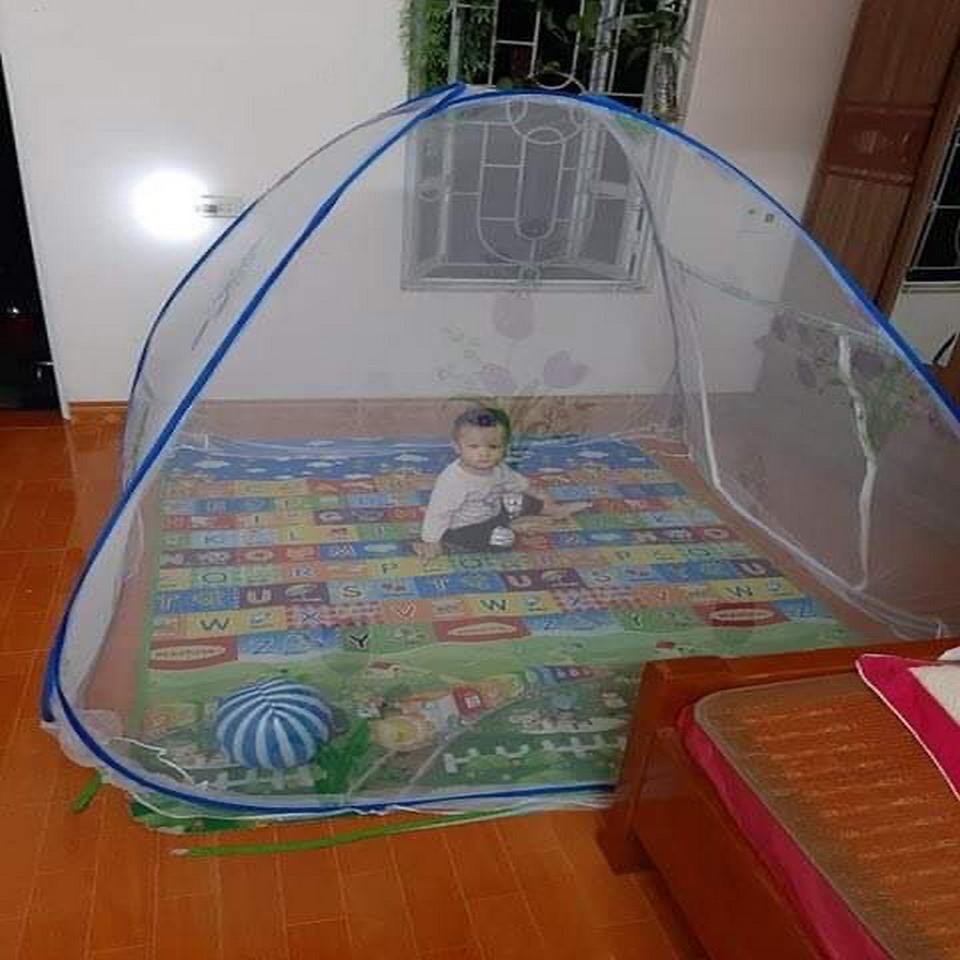 Màn Chụp Tự Bung Gấp Gọn Tiện Dụng, Mùng Chụp Thông Minh Chống Muỗi Hiệu Quả | Hàng Việt Nam Cao Cấp