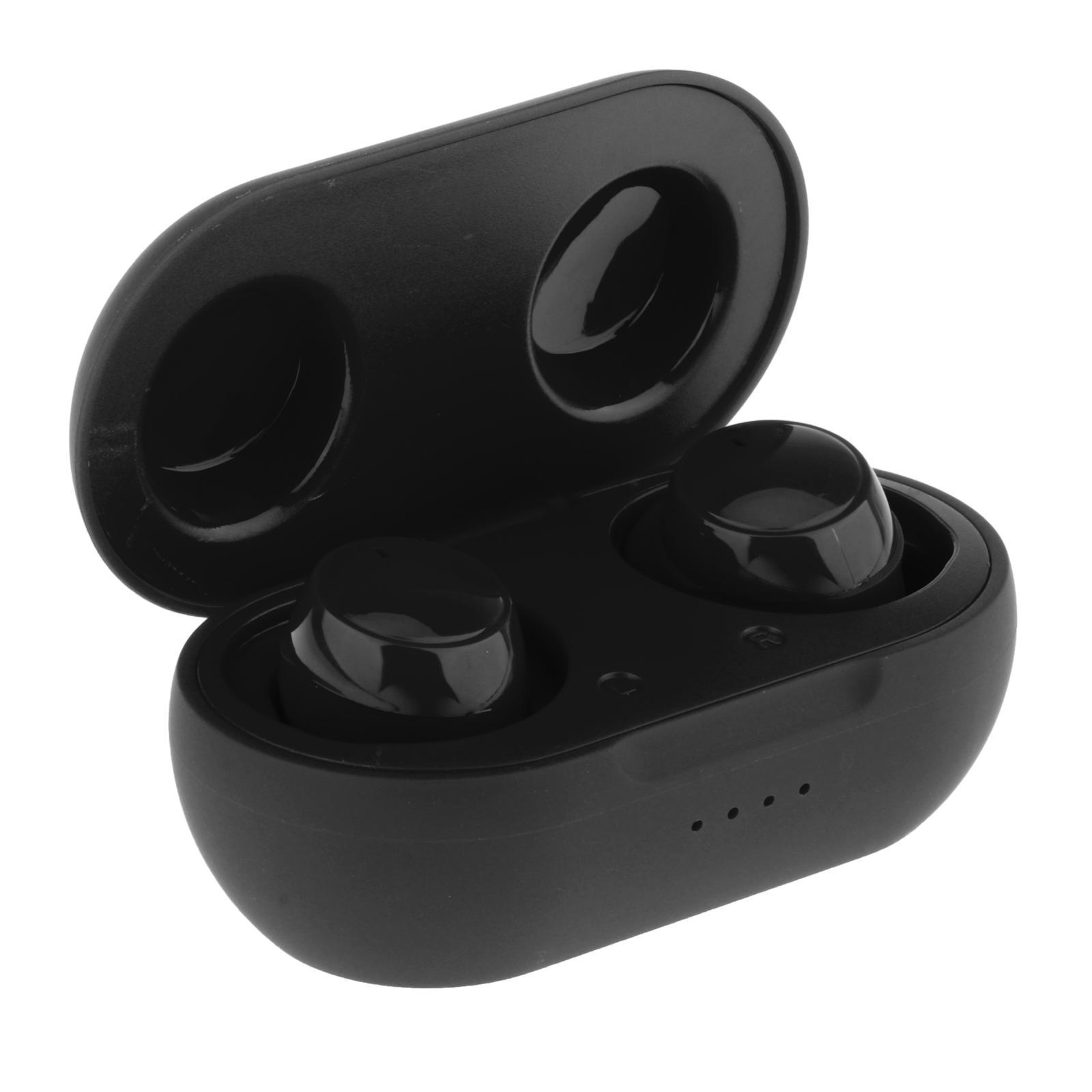 Wireless Bluetooth Earbuds Ear Buds in-Ear Headphones Black