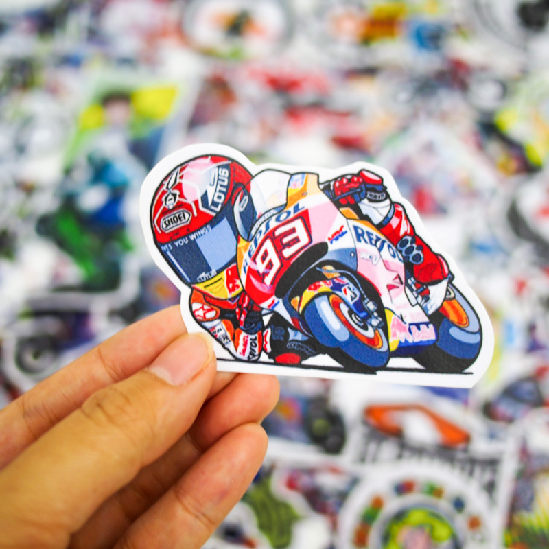 Combo 3 Hộp Sticker Hình Dán - BIKER (Logo Racing, Motorcycle, Cafe Racer)