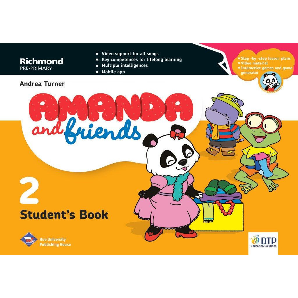 Amanda & Friends Student's Book Level 3 with Sticker & Pop out