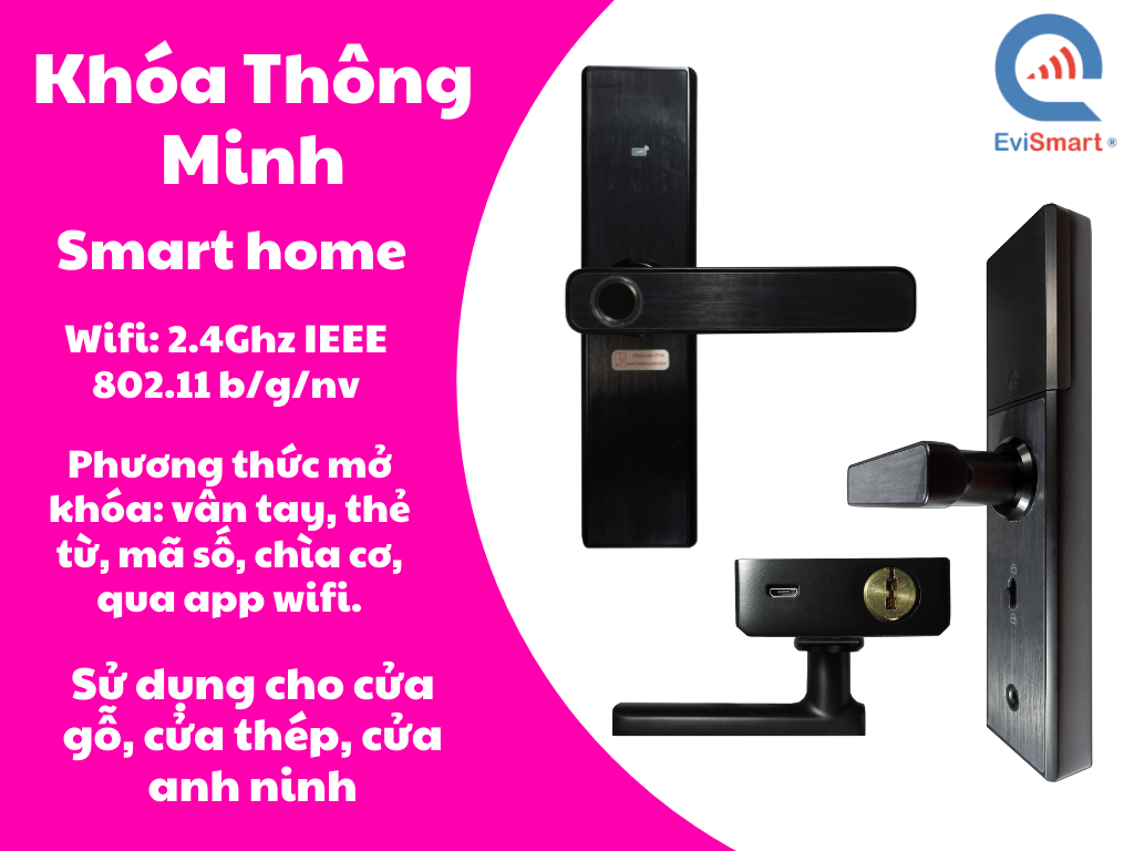 Khóa Cửa Thông Minh - OMG - Khóa Cửa Thông Minh - model X9 Tính Năng Sử Dụng Qua App Điện Thoại mạng wifi