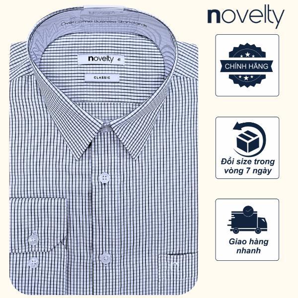 ÁO SƠ MI NAM DÀI TAY NOVELTY CLASSIC RECYCLED - 240633D