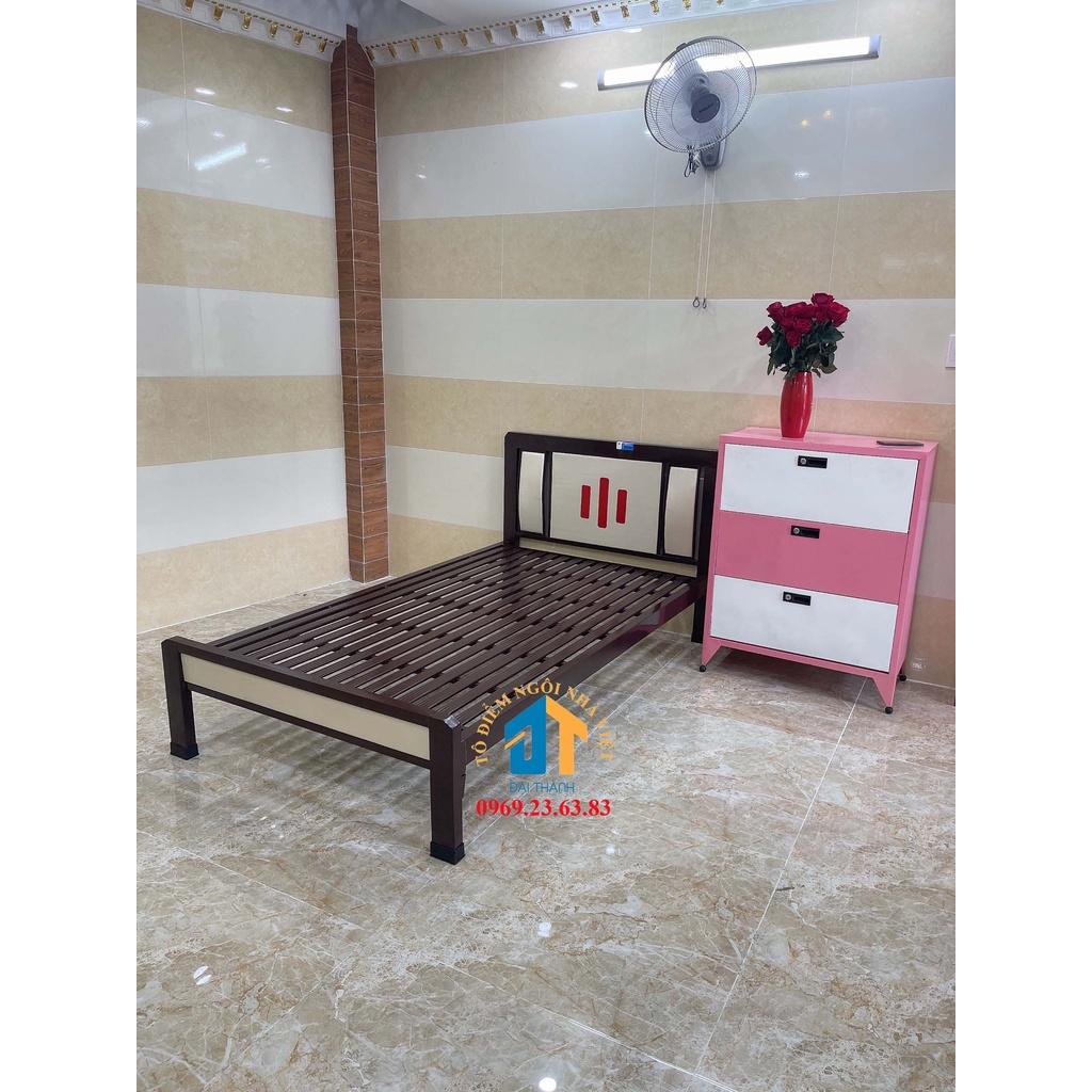 Giường sắt kiểu hộp nhiều kích thước ĐẠI THÀNH 1MX2M , 1M2X2M, 1M4X2M, 1M6X2M, 1M8X2M