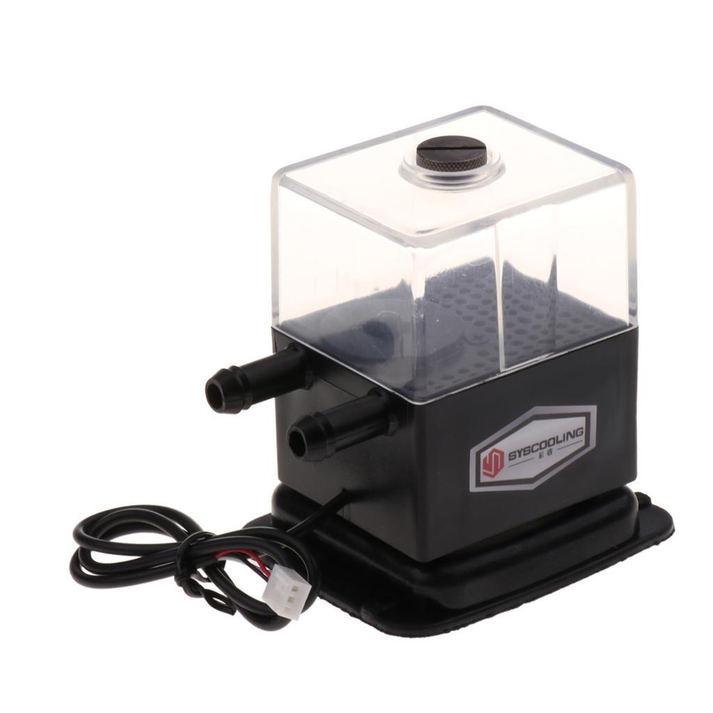 SC-300T DC -quiet Water Cooling Pump Tank Reservoir 300L/h for PC CPU