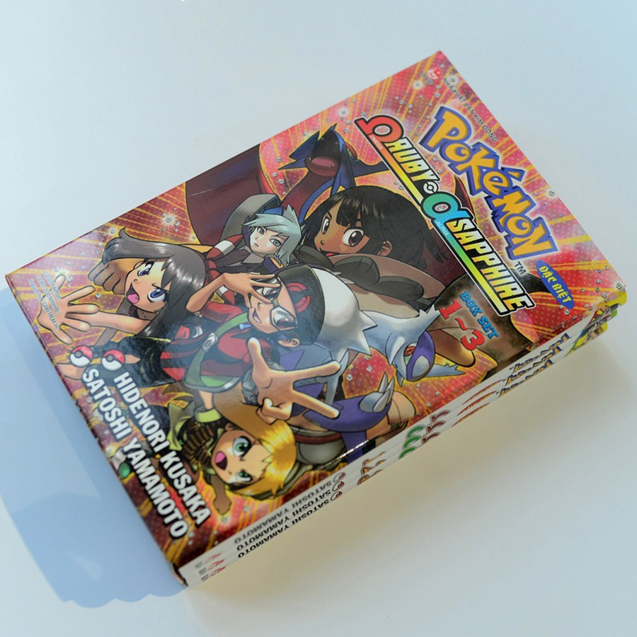 Boxset 3 Tập: Pokémon Đặc Biệt Ω Ruby Α Sapphire [Tặng Kèm Bookmark]